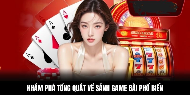 Khám phá tổng quát về sảnh game bài phổ biến